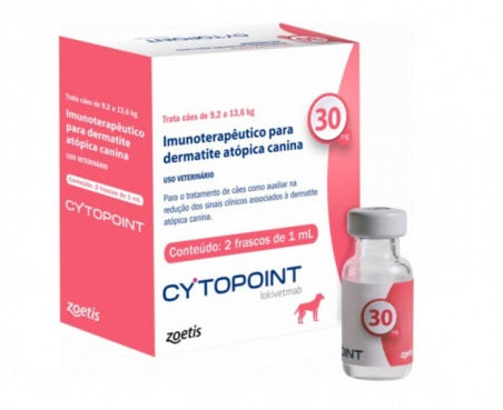 Cytopoint 30 mg 2 viales (Tratamiento para Dermatitis) REQUIERE TRANSPORTARSE EN FRÍO LLAME PARA COTIZAR ENVÍO