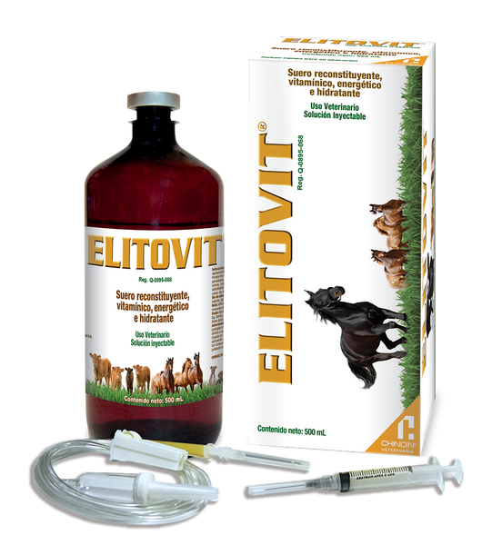 Elitovit Sirver Suero Inyectable 500 ml (Con equipo de aplicación) AGOTADO TEMPORALMENTE