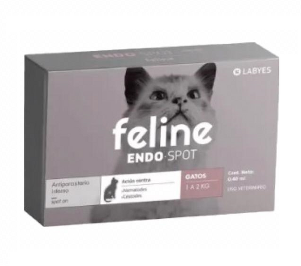 Feline Endospot 1 a 2 kg ( pipeta gatos )