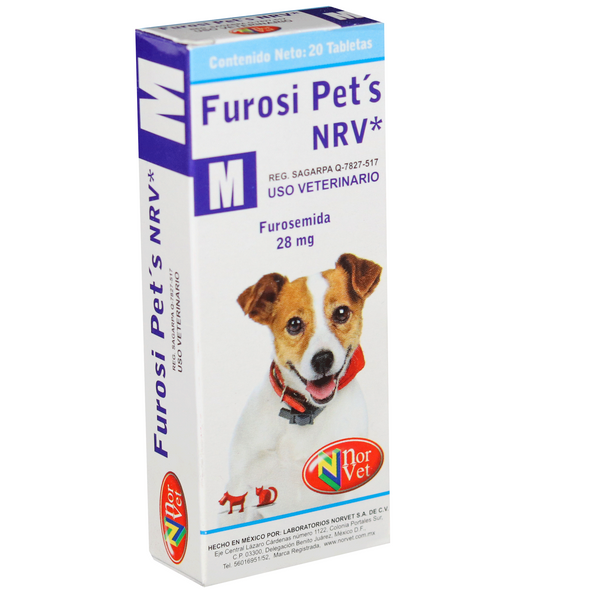 Furosi Pets NRV M 28 MG ( Furosemida )