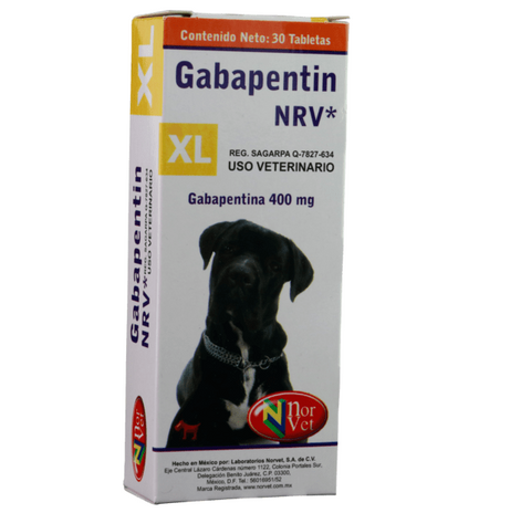 Gabapentin XL NRV  30 tabletas ( gabapentina 400 mg ) PRODUCTO CONTROLADO VENTA SÓLO EN FARMACIA CON RECETA MEDICA CUANTIFICADA EN ORIGINAL