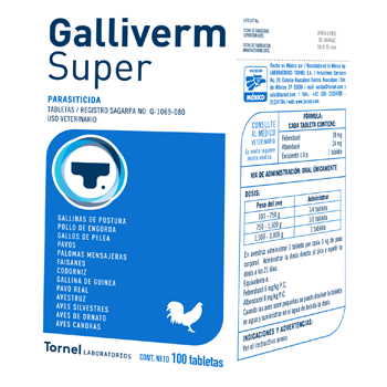 Galliverm-Super 50 Tabletas DESCONTINUADO