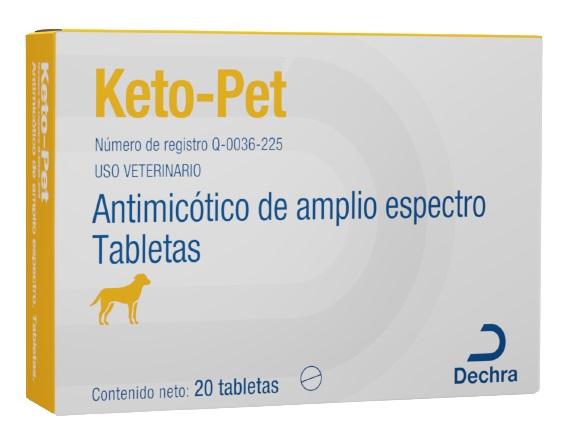Keto-Pet Caja con 20 tabletas 250 mg