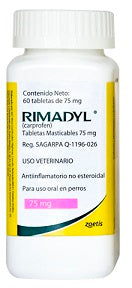 Rimadyl 75 mg - 60 tabletas masticables ( Caprofeno )