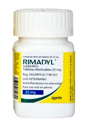 Rimadyl 25 mg - 60 tabletas masticables ( Caprofeno )