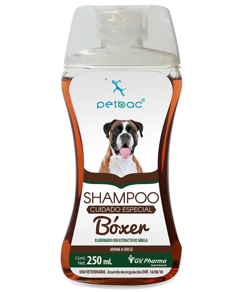 Shampoo Petbac Cuidado Especial BOXER 250 mL