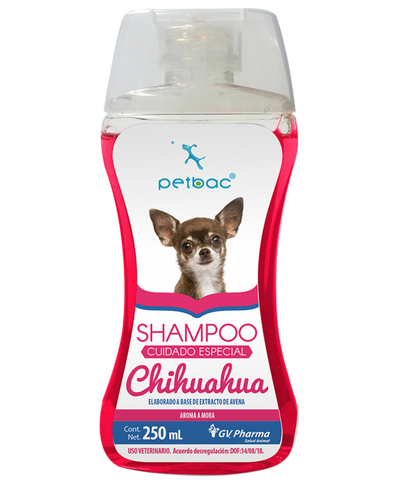 Shampoo Petbac Cuidado Especial CHIHUAHUA 250 mL