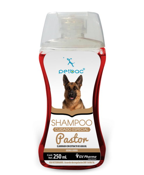 Shampoo Petbac Cuidado Especial PASTOR 400 mL
