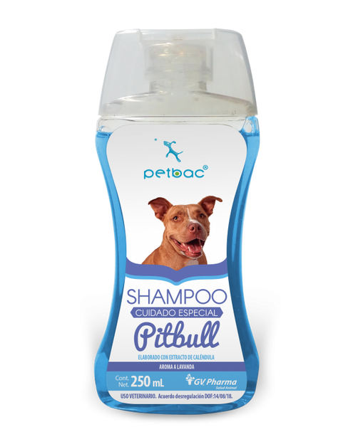 Shampoo Petbac Cuidado Especial PITBULL 250 mL