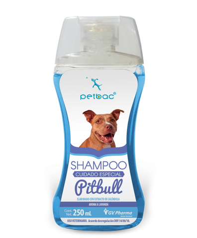 Shampoo Petbac Cuidado Especial PITBULL 250 mL
