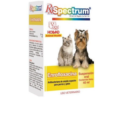 Spectrum® Enrofloxacina 2.5% Suspensión 40 ml