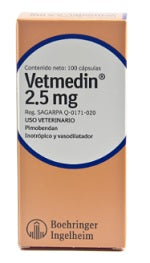 Vetmedin capsulas 2.5 mg ( pimobendan )